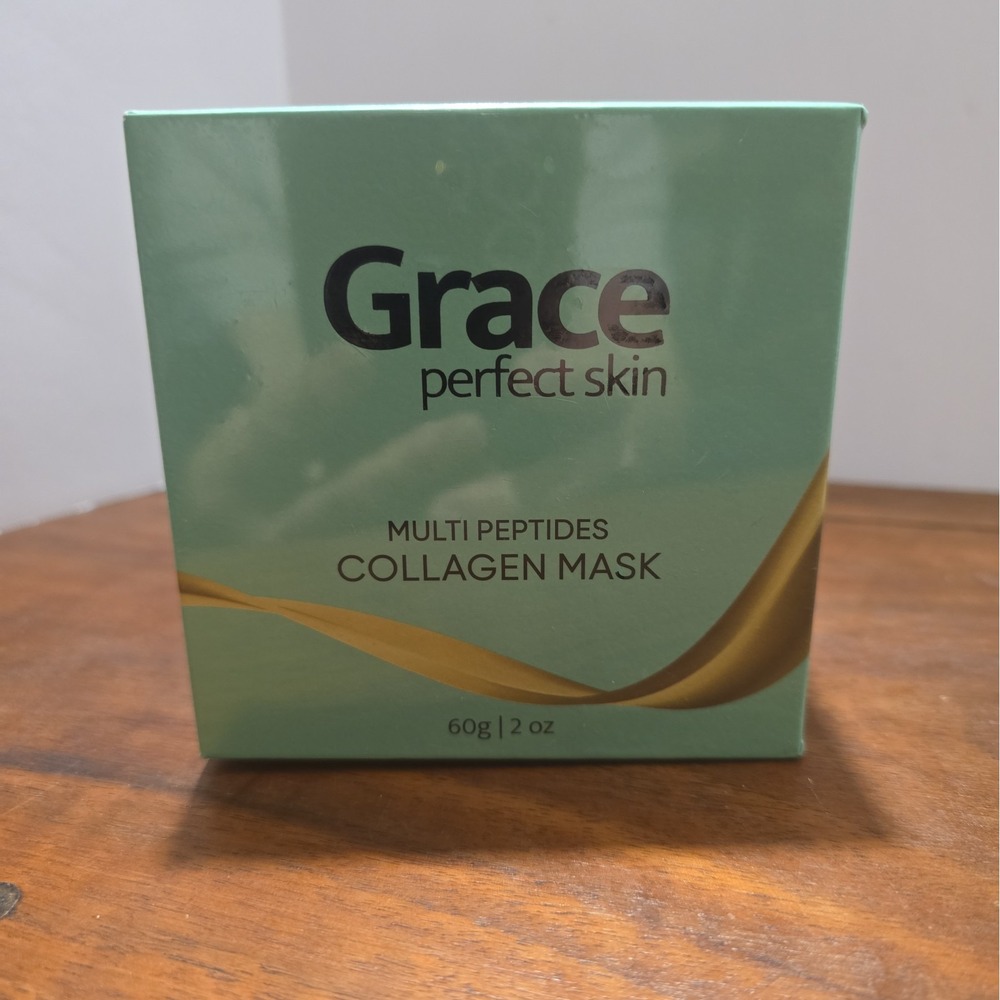 GRACE Perfect Skin Multi Peptides Collagen Face Mask Brand New Sealed ✨